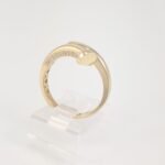 Anillo Clavo c/ Zircones Laterales - Oro Amarillo 14Kts