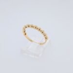 Anillo de Medias Esferas Soldadas - Oro Amarillo 14 Kts