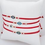 Brazalete (Ajustable) Hilo Chino c/ Ojo - Oro Amarillo 14Kts