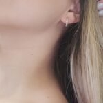 Huggies (12 mm) Opalos (2.6 mm) - Oro Amarillo 14Kts - Image 2