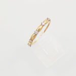 Anillo Cintillo con Zircones - Oro Amarillo 14Kts