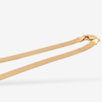 Cadena (50 cm) Gargantilla Herringbone (3.75 mm) c/ Cierre Lobster - Oro Amarillo 18Kts