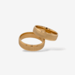 Anillos de Matrimonio Liso/Diamantado - Oro Amarillo 18Kts