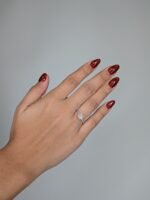 Anillo (1.90 mm) Compromiso c/ Diamante Labgrown Cushion (1.25 Ct) c/ Aro & Cesta Diamantes - Oro Amarillo 14Kts - Image 2