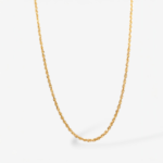 Cadena (40 cm) Maciza Cordon San Francisco (1.5 mm) c/ Cierre Lobster - Oro Amarillo 18Kts