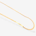 Cadena (45 cm) Herringbone (2.5 mm) c/ Cierre Spring - Oro Amarillo 18Kts