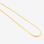 Cadena (40 cm) Gargantilla Herringbone c/ Cierre Lobster (3.33 mm) - Oro Amarillo 14Kts