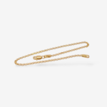 Brazalete (18 cm) Tejido Chino Light Bismark (1.6 mm) c/ Cierre Lobster - Oro Amarillo 18Kts