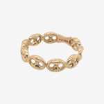 Anillo (5 mm) Tejido Mariner Puff Rígido - Oro Amarillo 18Kts