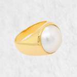 Anillo c/ Perla Mabe - Oro Amarillo 14Kts