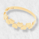 Anillo c/ Corazones Mini - Oro Amarillo 14Kts