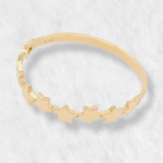 Anillo c/ 9 Estrellas - Oro Amarillo 14Kts