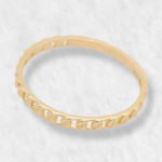 Anillo US Link Rigido - Oro Amarillo 14Kts