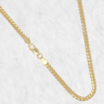 Cadena (45 cm) Cuban Link Macizo (3.5 mm) - Oro Amarillo 14Kts