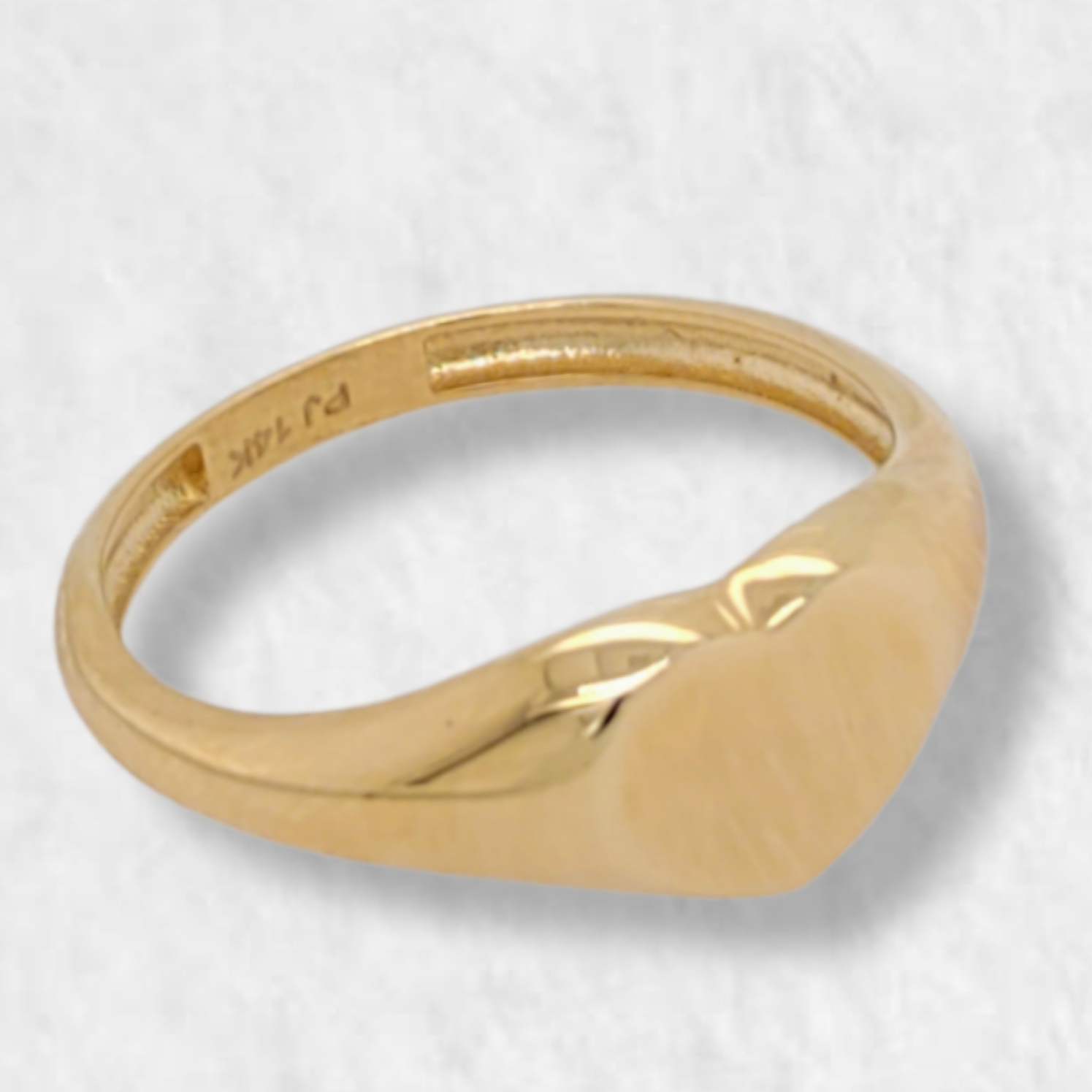 PhotoRoom-20221025_135614-e1666722066379.png Anillo c/ Corazon Para Personalizar - Oro Amarillo 14Kts - Image 1
