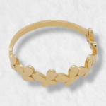 Anillo c/ Mariposas - Oro Amarillo 14Kts