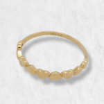 Anillo c/ Corazones Mini - Oro Amarillo 14Kts