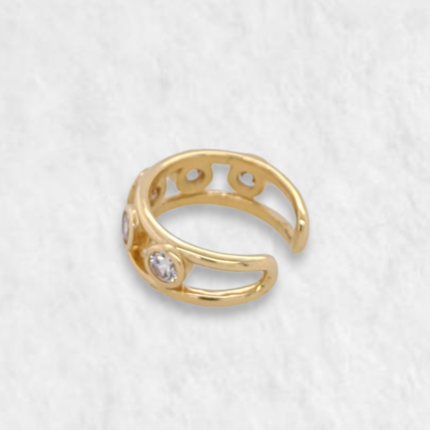 PhotoRoom-20230124_134609-e1674592219259.png Unitario (11 mm) Cuff c/ Zircones - Oro Amarillo 14Kts - Image 1