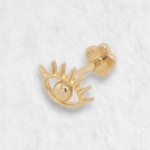 Unitario (4 x 7 mm) Ojo - Oro Amarillo 14Kts