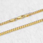 Cadena (47 cm) Cuban Link Maciza (3.5 mm) - Oro Amarillo 14Kts - Image 2