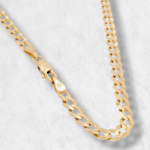 Cadena (45 cm) US Link Maciza (5 mm) - Oro Amarillo 14Kts
