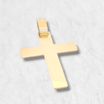 Cruz (24 x 34 mm) Plana - Oro Amarillo 18Kts