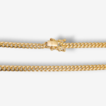 Cadena (60 cm) Cuban Link Maciza (4 mm) - Oro Amarillo 18Kts - Image 2
