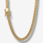 Cadena (60 cm) Cuban Link Maciza (4 mm) - Oro Amarillo 18Kts