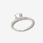 Anillo Compromiso c/ Diamante Central (0.29Ct) - Oro Amarillo 18Kts