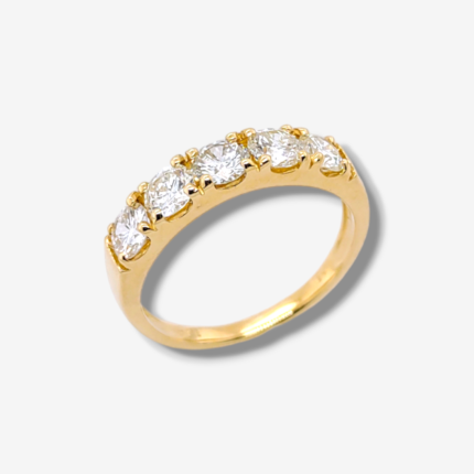 Anillo Churumbela c/ Diamantes (1.14Ct) - Oro Amarillo 18Kts