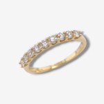 Anillo Matrimonio c/ Diamantes (0.50Ct) - Oro Amarillo 18Kts