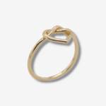 Anillo Corazon c/ Nudo - Oro Amarillo 14Kts