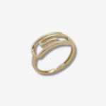 Anillo Paper Clip - Oro Amarillo 14Kts
