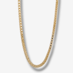 Cadena (45 cm) Tejido Popcorn c/ Cierre Lobster - Oro Amarillo 18Kts
