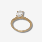 Anillo (1.14 Ct) Compromiso Diamante Labgrown Oval - Oro Amarillo 18Kts - Image 2