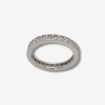 Anillo Cintillo Churumbela c/ Diamantes Pave (1.00 Ct) - Platino