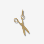 Dije (10 x 26 mm)  Tijera Articulada - Oro Amarillo 18Kts