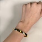 Pulsera c/ Cuadros - Oro Dos Tonos 18Kts - Image 2