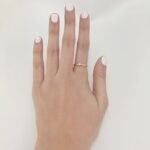 Anillo con Diamante Solitario (0.087 Ct) - Oro 18Kts - Image 3