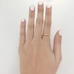 Anillo con Diamante Solitario (0.087 Ct) - Oro 18Kts - Image 2