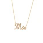 Cadena Nombre Personalizado (5 mm) c/ Diamantes - Oro Amarillo 14Kts - Image 7