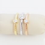Anillo c/ Diamantes (0.08 Ct) - Oro 14Kts