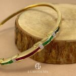 Pulsera con Zafiros Azules, Rubies, Esmeraldas y Diamantes - Oro Amarillo 18Kts - Image 4