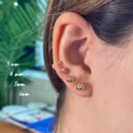 Zarcillo UNITARIO Esfera (Abridores/Screwback) - Oro Amarillo 18Kts