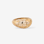Anillo (10 mm) Duomo Light Calado - Oro Amarillo 18Kts